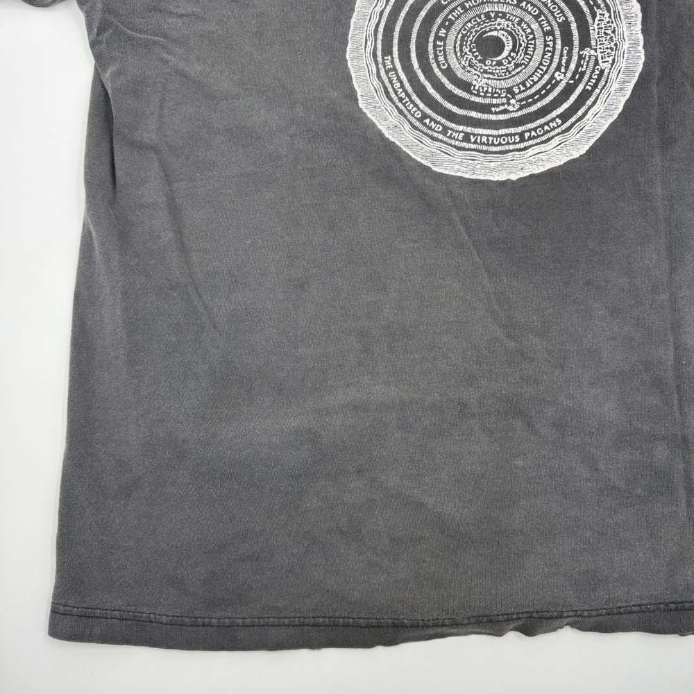 Nirvana Circles of Hell Vintage Graphic T-Shirt Faded Black Distressed XL - Picture 11 of 16